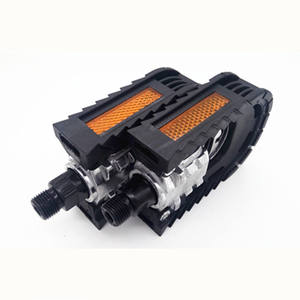 Pedales plegables de aleación de aluminio para bicicleta, color negro, antideslizantes, con rodamientos sellados, eje de acero, multiusos para bicicleta plegable - Product Image 2