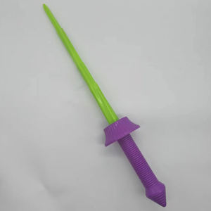 Mainan Promosi Pedang Abad Pertengahan 3D Print yang Dapat Ditarik, Pedang Plastik yang Dapat Ditarik dengan Gravitasi, Pedang Katana Samurai Mainan yang Keren dan Murah - Product Image 6