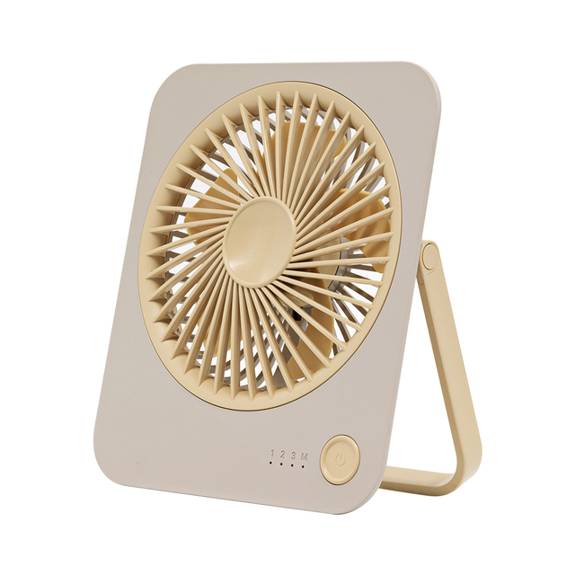 Tabletop Wireless USB Desktop Fan Rechargeable Portable Square Standing Mini Desk Fan BLDC KC PSE