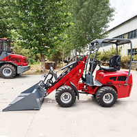 Hydrostatisches Hydrauliksystem Mini-Radlader DY25 Kleiner Landwirtschafts-Frontlader mit Mehrfachanbaugeräten