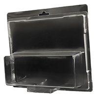 Boîte en plastique PET transparente, emballage en blister jetable pour artisanat, petits cadeaux et présentation en magasin