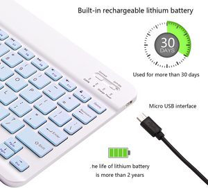 Custom logo portable rechargeable slim 78kyes ABS Wireless <b>bluetooth</b> <b>Keyboard</b> for imac A1314 - Product Image 5