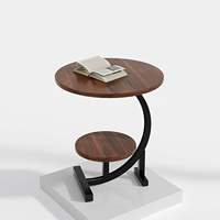 Meilleures ventes Meubles de salon les plus populaires Canapé Table d'appoint Table d'angle en forme de C Petite table basse en bois