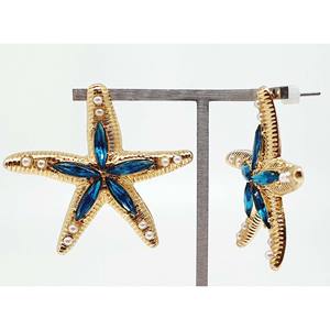 Orecchini Pendenti Placcati Oro per Donna <span class=keywords><strong>2026</strong></span>, Stile Bohémien con Farfalla, Design Popolare Ispirato all'Oceano, Gioielli Versatili - Product Image 4