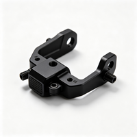 Support de direction réglable et repose-menton PWC en aluminium anodisé noir usiné CNC pour accessoires de bateaux