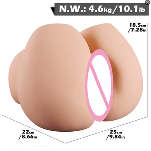 GF Australia Warehouse Realistico 4.6 kg Grande Coppa Anale per Masturbazione Maschile, Vagina Artificiale per Sesso Orale per Uomini - Product Image 1