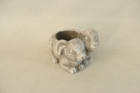 Pot de fleurs en ciment pour décoration intérieure, motif forme de tortue, inspiration florale, pour table ou jardin