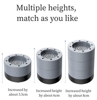 Patins de machine à laver universels réglables en hauteur, antidérapants et anti-vibrations pour lave-linge et sèche-linge, support de base pour réfrigérateur