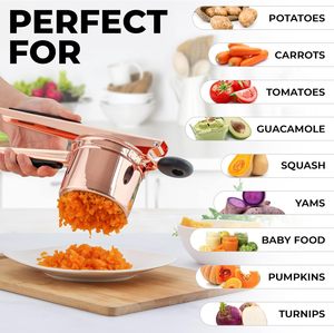 Outils pour fruits et légumes <span class=keywords><strong>Presse</strong></span> à pommes de terre manuelle professionnelle à usage intensif <span class=keywords><strong>Presse</strong></span>-purée à pommes de terre en acier inoxydable 3 en 1 - Product Image 6