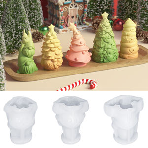 แม่พิมพ์เทียนรูปต้นคริสต์มาส DM1088 ซานต้า กอนอมส์ แม่พิมพ์เรซิ่นอีพ็อกซี่ 3 มิติ รูปคนแคระ สำหรับงาน DIY งานฝีมือ ของตกแต่งปูนปลาสเตอร์ สำหรับตกแต่งบ้านและงานปาร์ตี้ - Product Image 2