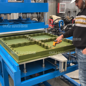 Cao su phòng tập thể dục gạch Mat Máy làm/cao su sàn gạch Máy làm - Product Image 1