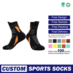 Cross-border Professional Sports <strong>Socks</strong> Practical Elite Outdoor Running Marathon Breathable Sweat-absorbent Mid-calf Towel <strong>Socks</strong> - Product Image 1