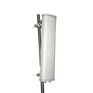 Antena de painel polarizado duplo cinza 2x4.3-10 para estação base fêmea, antena wi-fi anti-drone, 5000-6000 MHz, 5.8G, 20dBi