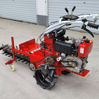 Máquina Multifuncional de Excavación y Zanjado con Cadena de Transmisión, Motor Diésel para Tractor Agrícola