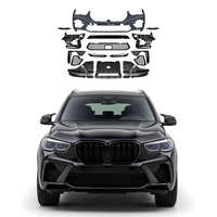Kit de conversion de pare-chocs avant de voiture en plastique PP avec calandre, pièces automobiles pour BMW X5 G05 G18 au style F95 2020-2022 - Vente chaude