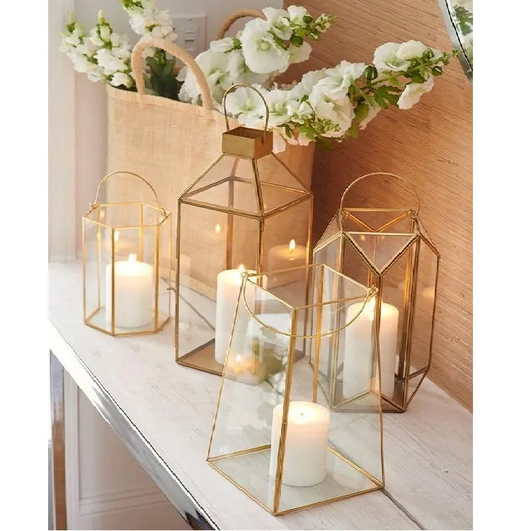 Gold Lanterns For Wedding Centerpiece Occasion