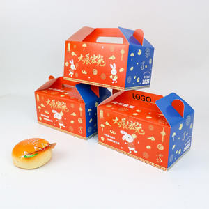 Caja para Pollo Frito con Logotipo Personalizado para Pequeñas Empresas, Biodegradable, Ecológica, <span class=keywords><strong>de</strong></span> Alta Gama, Moderna, Plegable, para Empacar Alimentos - Product Image 1