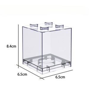 Bolsa de juego de moda transparente para mascotas, bolso de mano, figura de bloque de construcción, modelo de coche de juguete, adornos de coche, caja de exhibición de almacenamiento - Product Image 2