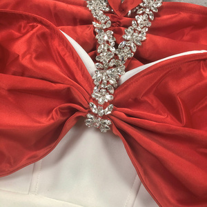 <span class=keywords><strong>Robe</strong></span> <span class=keywords><strong>de</strong></span> soirée <span class=keywords><strong>longue</strong></span> élégante et luxueuse à épaules dénudées, col en V, avec strass, nœud <span class=keywords><strong>rouge</strong></span>, <span class=keywords><strong>robe</strong></span> moulante pour femmes, <span class=keywords><strong>robe</strong></span> <span class=keywords><strong>de</strong></span> soirée formelle - Product Image 5