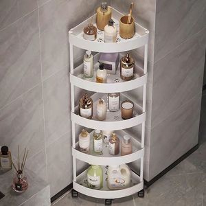 Estante esquinero para baño de 60x70cm, 5 niveles, estantería independiente para almacenamiento en el baño y la cocina - Product Image 4