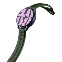Bracelet de montre léger et flexible en caoutchouc FKM, toucher doux, confortable à porter toute la journée pour Samsung Galaxy Watch