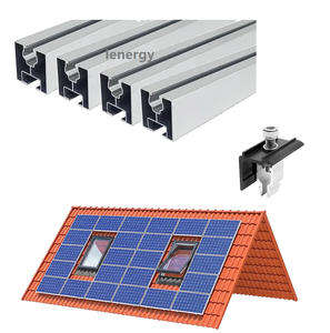 Soporte de Techo Ajustable de Aluminio 6005-T5 Anodizado, Kit de Montaje para Panel Solar, Gancho de Fijación de Riel, Inclinación de 0-60, <span class=keywords><strong>Vida</strong></span> Útil de 1-4 20-25 Años - Product Image 2
