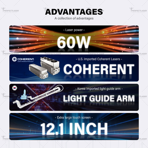 Perfectlaser - Machine à laser CO2 fractionné de bureau 60W - Laser importé pour l'élimination des cicatrices - Resurfaçage de la peau - Équipement de rajeunissement cutané - Product Image 2
