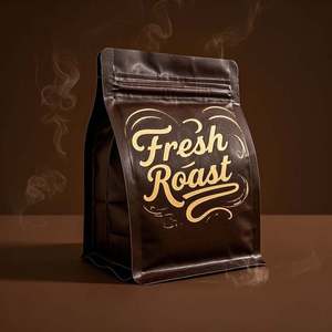 Luxury Velvet Touch Matte Stand-Up Pouch Custom Printed Zipper Premium Plastic <b>Bag</b> for Coffee Protein Powder Skincare Samples - Product Image 5