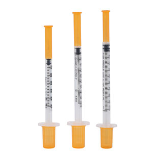 <span class=keywords><strong>Jeringa</strong></span> de Seguridad para <span class=keywords><strong>Insulina</strong></span> Liderson SN01-1 de 1 ml, Aguja de 0.5 ml y 1/2 Pulgada, 100u, Luer Slip/Luer Lock, Clase II, Médica, Desechable, Estéril - Product Image 2