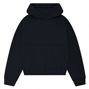เสื้อฮู้ดดี้ทรงบ็อกซี่ขนาดใหญ่พิเศษ ผ้าคอตตอน 100% หนัก 400-500 แกรม แบบสวมหัว ทรงปกติ สำหรับฤดูหนาว - Product Image 3