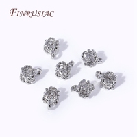 18K plaqué or grand trou bijoux à bricoler soi-même faisant des composants perles entretoises pendentif breloques avec laiton métal caution perles accessoire