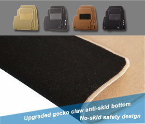 Surface en nylon avec support de clou anti-dérapant en TPR tapis de sol de 12mm d'épaisseur tapis de voiture <span class=keywords><strong>avant</strong></span> Protection intérieure du véhicule - Product Image 3