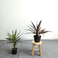 Plante d'Agave Artificielle en Plastique Personnalisable en Pot pour la Décoration de Table de Mariage, Noël et Thanksgiving - Utilisation Intérieure