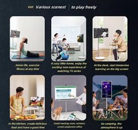 Écran intelligent mobile de 23,8 pouces avec écran tactile 10 points intégré, moniteur TV Android portable, écran mobile rotatif pour la maison et le bureau