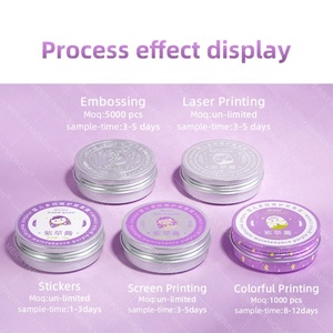 60ml Customized logo Printing Cosmetic Aluminum Cream Jar Cosmetic Tin Containers Aluminum Cosmetic Jar - Product Image 4