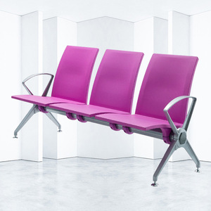 Sillas de espera Bao Xian, fila de 4 asientos, acero inoxidable con pasamanos para áreas públicas, aeropuertos, hospitales - Product Image 2