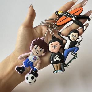 Custom Design fabbrica 3D Silicone Keying Machine morbido Pvc gomma regalo portachiavi per regali Souvenir - Product Image 3