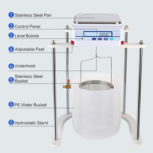 Balance hydrostatique numérique Mountscale JY au <span class=keywords><strong>meilleur</strong></span> prix, 500 g, 0,001 g, balance électronique, plastique-ABS, garantie 1 an, 220 V - Product Image 6
