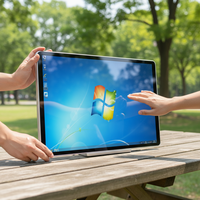 Écran tactile industriel LCD 10,4'' 12,1'' 15'' 17'' 19'' avec technologie tactile projective capacitive 10 points, résolution 1080p, garantie 1 an