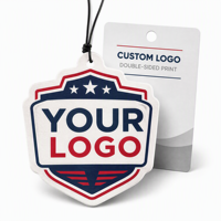 Désodorisant de voiture en papier personnalisé avec logo par sublimation, parfumé, marque WESTNO, vente en gros