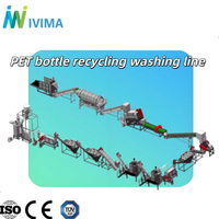 Ligne de lavage de bouteilles PET automatique haute productivité IVIMA Chine, machine de déshydratation, ouvre-bales, technologie de recyclage avancée