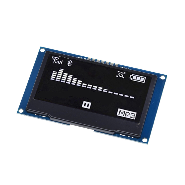 OLED 2.42 Inch 128x64 OLED LCD Display Module SSD1309 12864 7 Pin SPI/IIC I2C Serial Interface C51