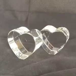 Danh dự của pha lê factory3d Laser khắc ảnh pha lê trái tim chặn giấy hình trái tim pha lê Khối quà Tặng lưu niệm - Product Image 3
