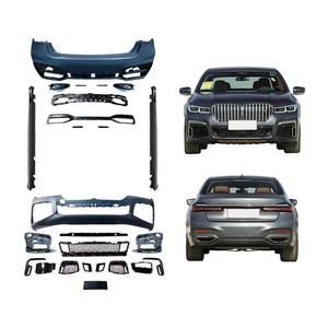 Kit carrosserie M-Tech 2019-2022 pour BMW Série 7 G12 : pare-chocs avant et arrière, jupes latérales, calandre - Product Image 1