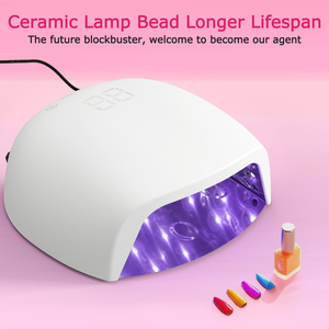 Lampe à ongles UV LED <span class=keywords><strong>Melodysusie</strong></span> Plus30T 30W professionnelle pour ongles en gel, 3 minuteurs, capteur intelligent, écran LCD, plateau amovible, durcissement rapide - Product Image 2
