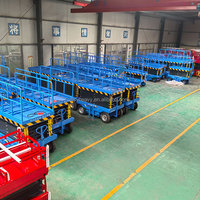 Chariot élévateur à ciseaux hydraulique semi-automatique/manuel Skylift 4m 6m 8m 10m 12m 14m