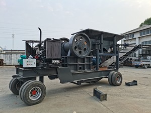 Мобильная щековая дробилка для измельчения медной руды и твердых пород, в продаже - Product Image 6