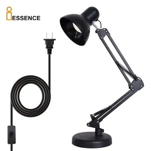 Led Table Clamp Desk Folding Book Lamp Light Adjustable Arm Lights For Reading Working Manicure Tablelamp