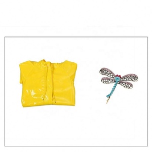 Costume de film <span class=keywords><strong>Coraline</strong></span> et la porte secrète pas cher, imperméable jaune Caroline pour Halloween Cosplay - Product Image 6