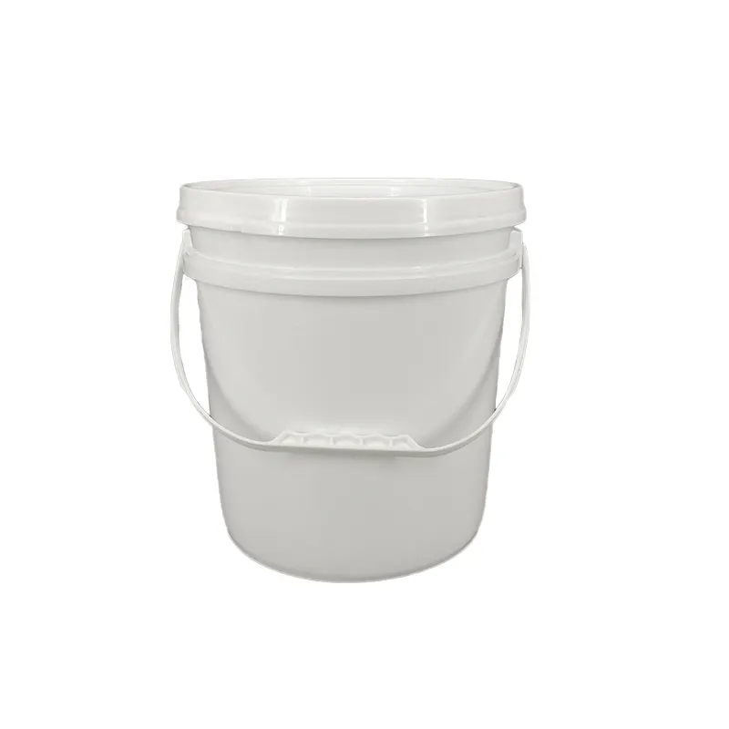 Witte 10l Verpakking Container Food Grade Plastic Drum Seal Emmers Emmers Met Handvat Deksels